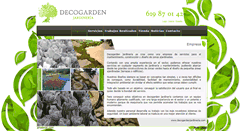 Desktop Screenshot of decogardenjardineria.com