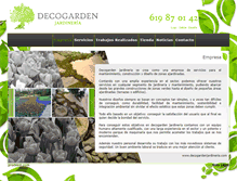 Tablet Screenshot of decogardenjardineria.com